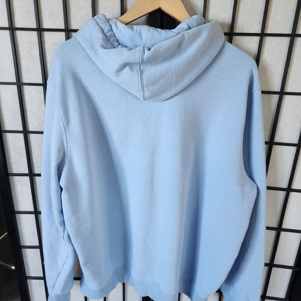 U.S. Polo Assn. Men's Sky Blue Hooded Zip-Up Sweater - Picture 4 of 4